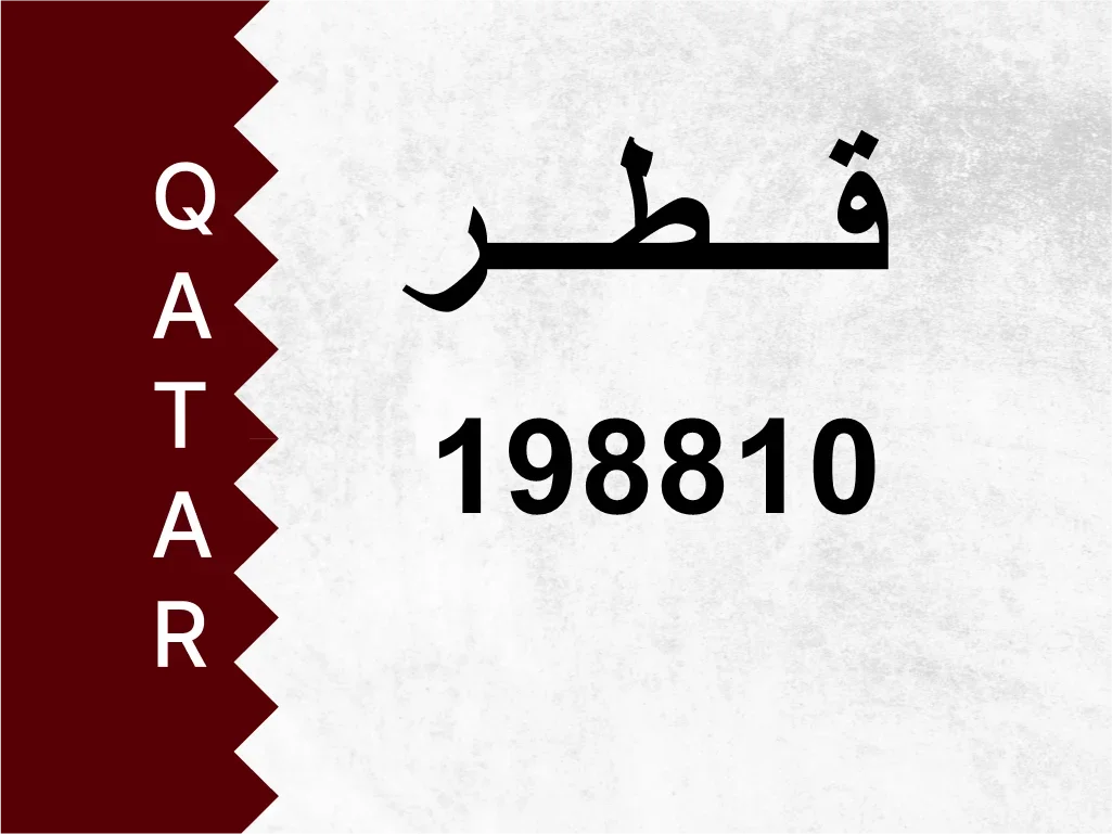 رقم خاص  198810  رقم مميز