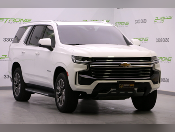 Chevrolet  Tahoe  LT  2023  Automatic  56,000 Km  8 Cylinder  Four Wheel Drive (4WD)  SUV  White  With Warranty