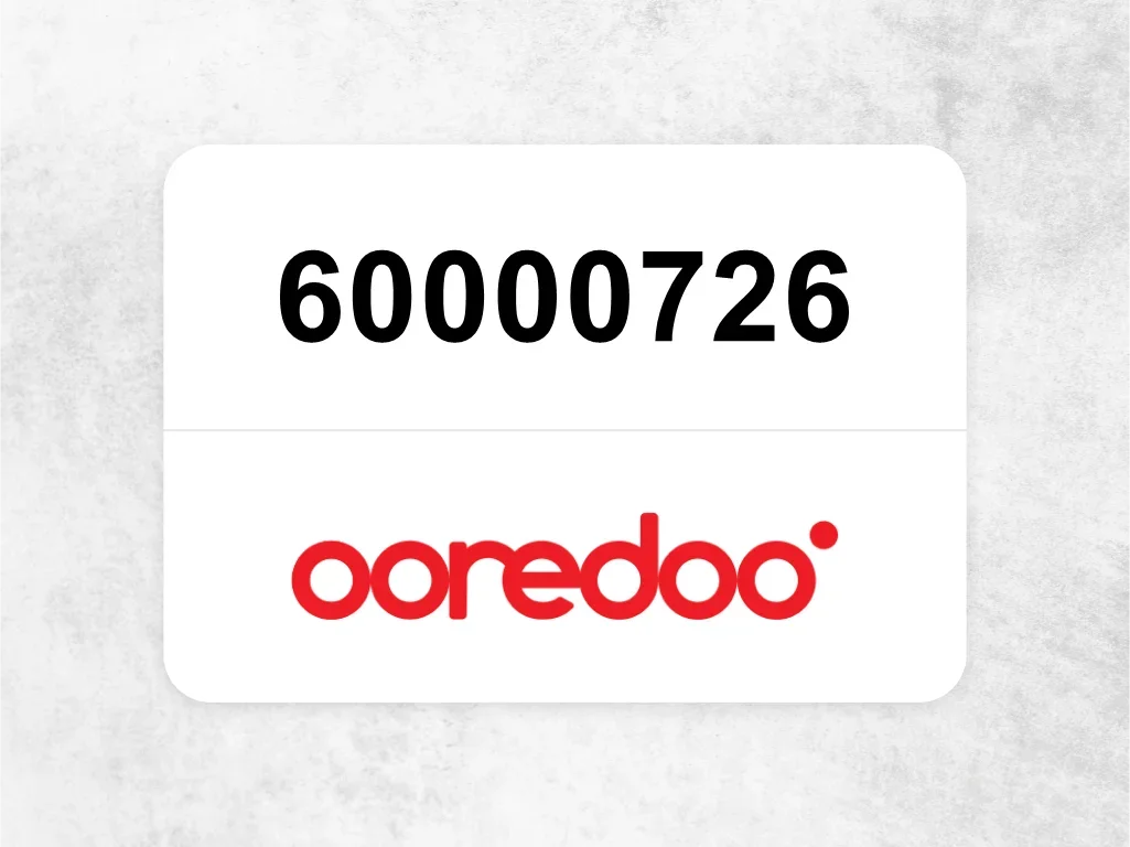 Ooredoo Mobile Phone  60000726
