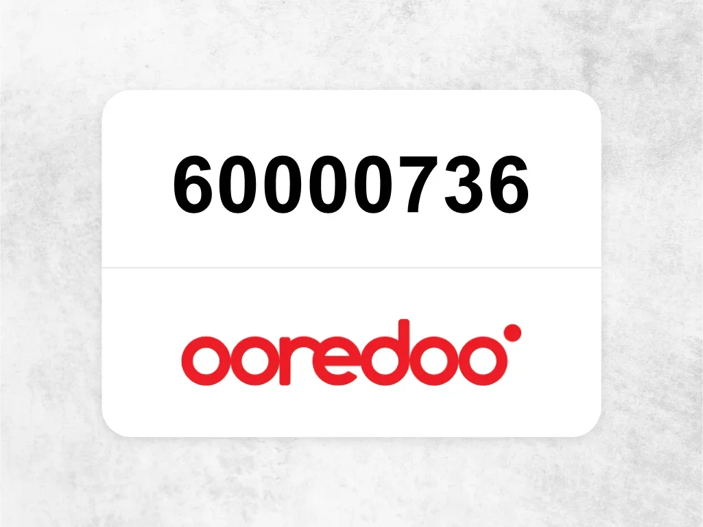 Ooredoo Mobile Phone  60000736