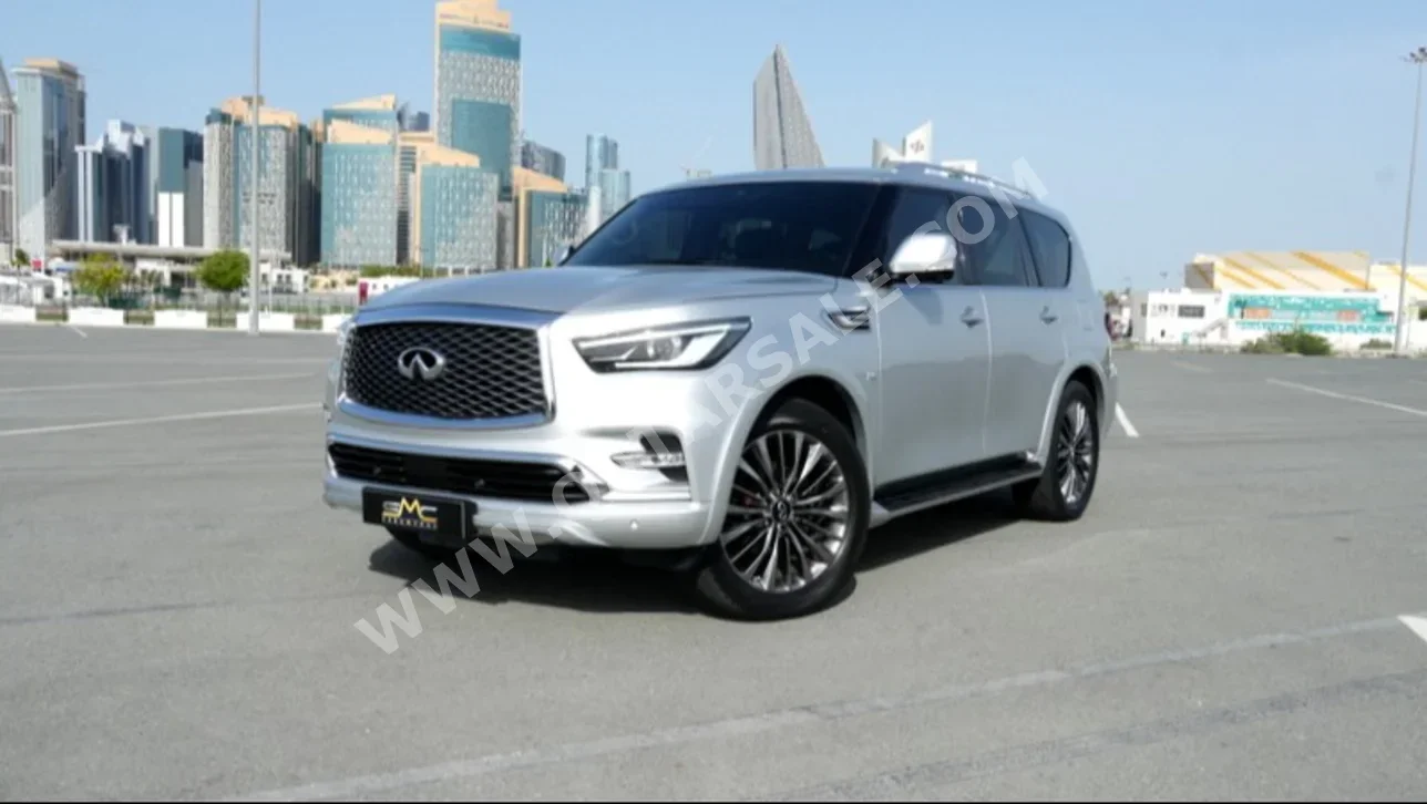 Infiniti  QX  80  2020  Automatic  37,000 Km  8 Cylinder  Four Wheel Drive (4WD)  SUV  Silver