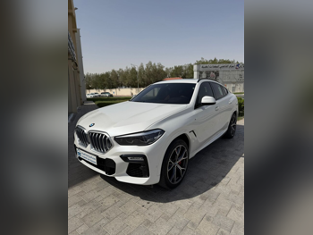 BMW  X-Series  X6  2021  Automatic  46,000 Km  6 Cylinder  Four Wheel Drive (4WD)  SUV  White