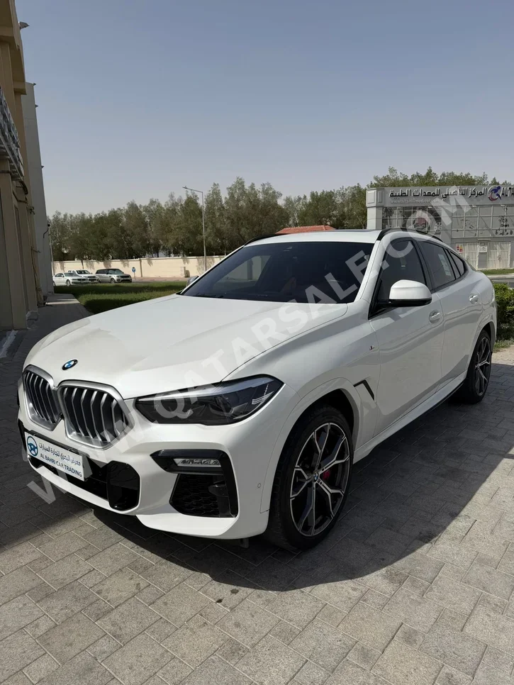 BMW  X-Series  X6  2021  Automatic  46,000 Km  6 Cylinder  Four Wheel Drive (4WD)  SUV  White