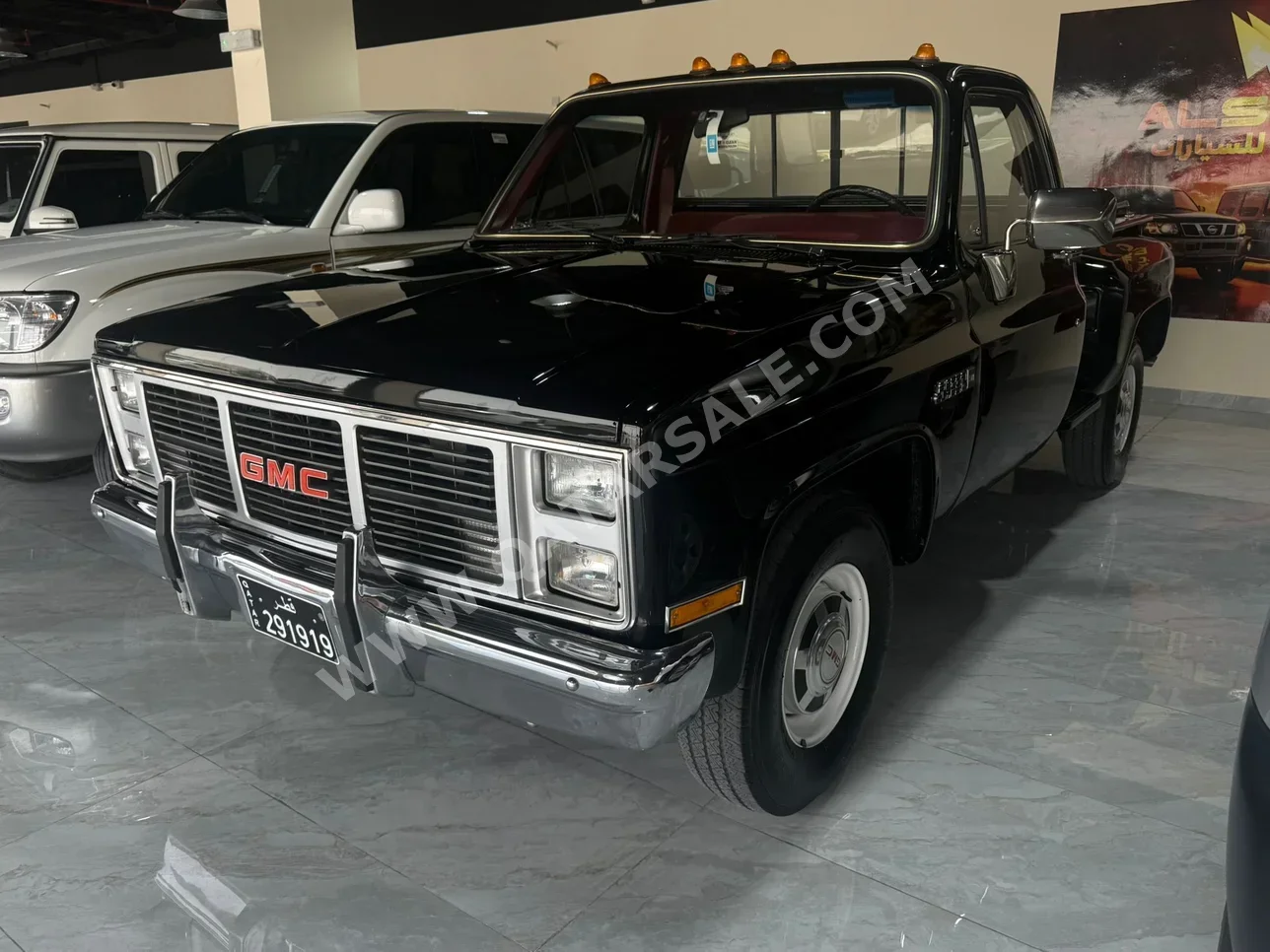 جي ام سي  كلاسيك  1987  عادي  167,000 كم  8 سلندر  دفع خلفي  بيكب  أسود