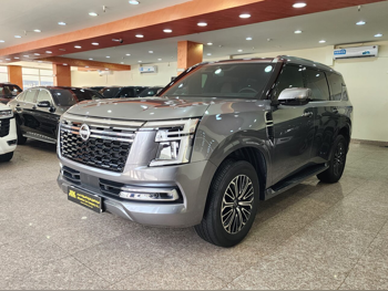 Nissan  Patrol  Platinum  2025  Automatic  33,000 Km  6 Cylinder  Four Wheel Drive (4WD)  SUV  Gray  With Warranty