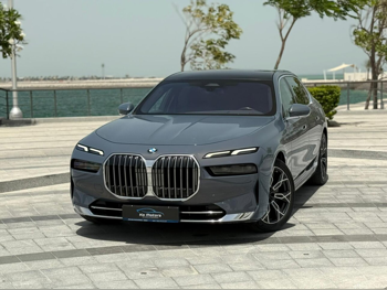 BMW  7-Series  735 i  2023  Automatic  64,000 Km  6 Cylinder  Rear Wheel Drive (RWD)  Sedan  Gray  With Warranty