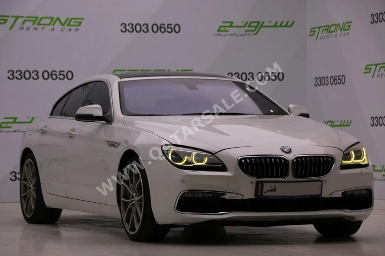 BMW 6-Series 640i Gran Coupe 2016 Automatic 198,000 Km 6 Cylinder Rear Wheel Drive (RWD) Sedan White