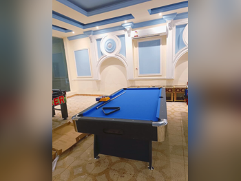Blue  Billiard Table