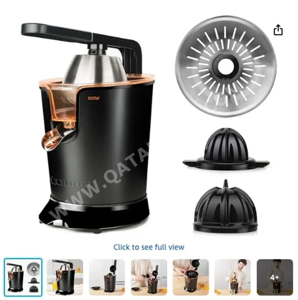 الخلاطات عصارة  أسود  2021  Taurus Easy Press 600 w Professional  ألمانيا  600 واط  1 لتر