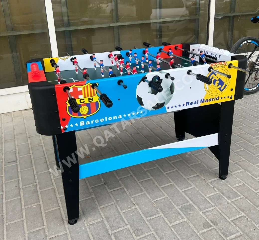 White & Black  Foosball Table
