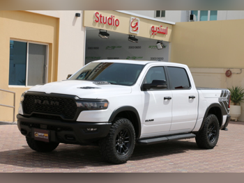 Dodge Ram Rebel 2025 Automatic 35,000 Km 8 Cylinder Four Wheel Drive (4WD) Pick Up White With Warranty
