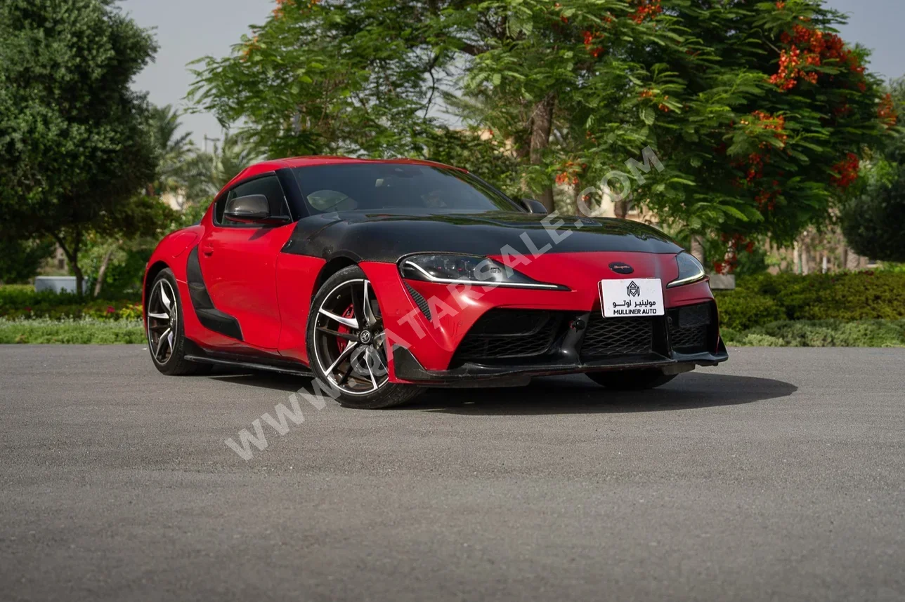 Toyota  Supra  GR  2020  Automatic  52,000 Km  6 Cylinder  Rear Wheel Drive (RWD)  Coupe / Sport  Red