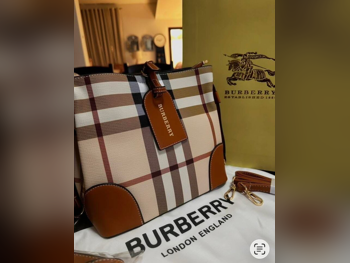 Tote Bag  - Burberry  - Cream  - Vegan Leather  - For Women