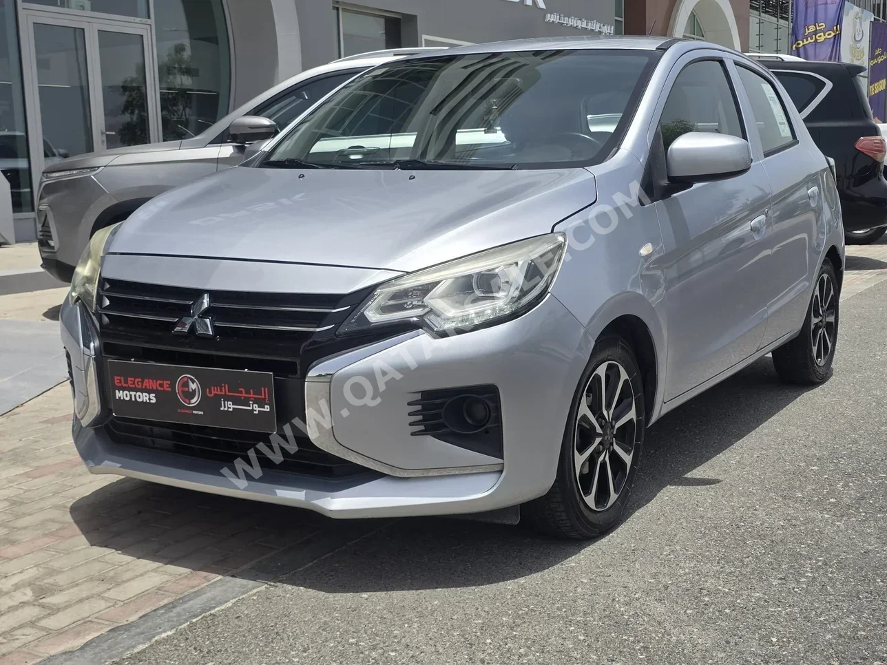 Mitsubishi Mirage 2021 Automatic 88,000 Km 3 Cylinder Front Wheel Drive (FWD) Hatchback Silver