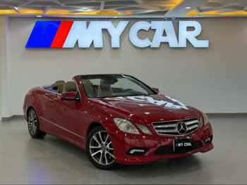 Mercedes-Benz  E-Class  500  2010  Automatic  164,000 Km  8 Cylinder  Rear Wheel Drive (RWD)  Coupe / Sport  Red
