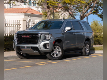 GMC  Yukon  SLE  2024  Automatic  35,000 Km  8 Cylinder  Rear Wheel Drive (RWD)  SUV  Silver  With Warranty