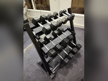 Weights - Fixed Dumbbells - Life Fitness - Square - Black