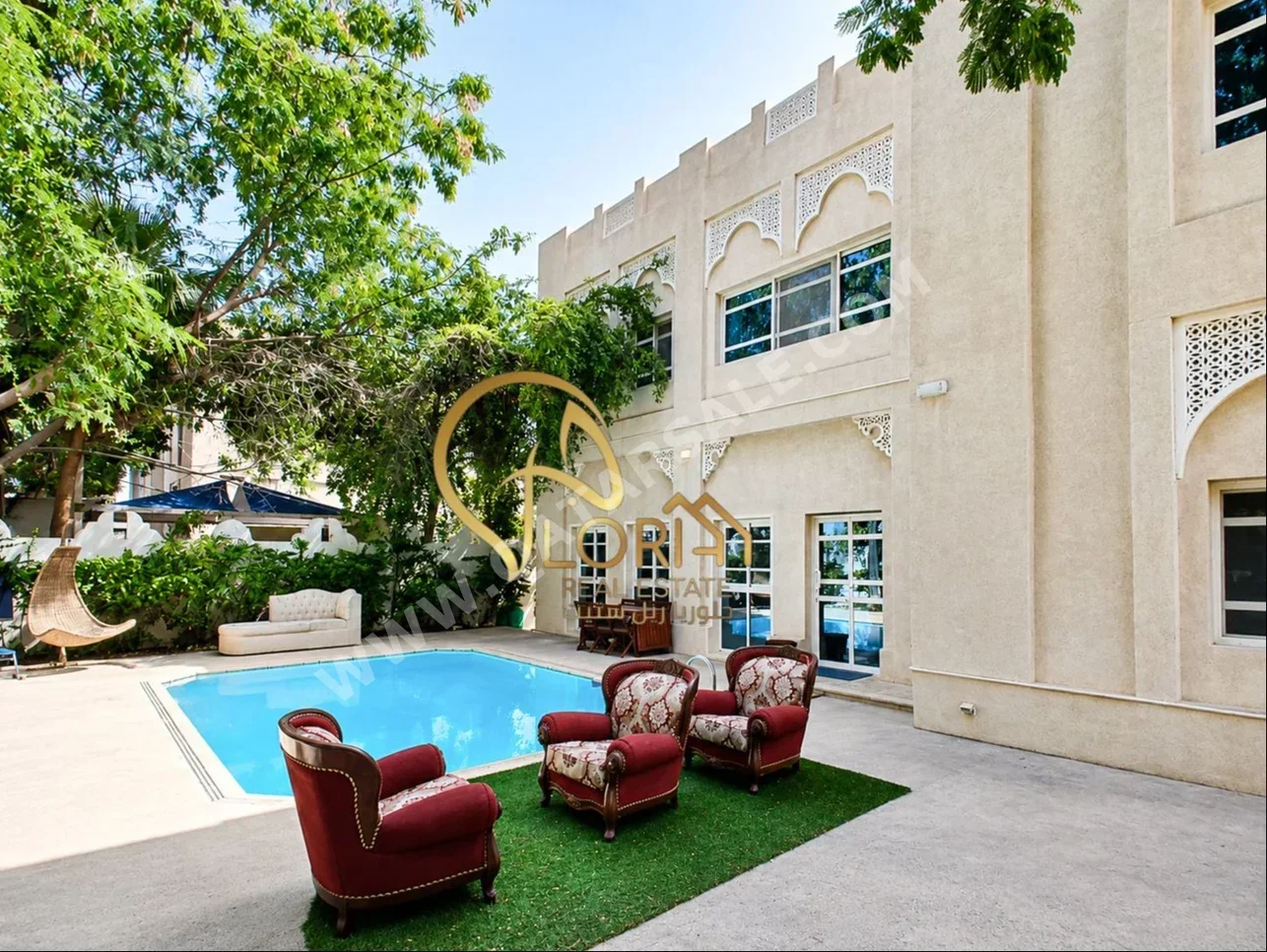 Family Residential - Semi Furnished - Lusail - 4 Bedrooms