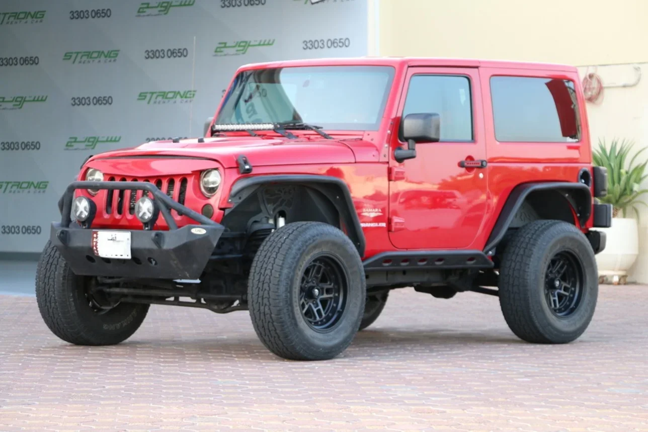 Jeep Wrangler Sahara 2012 Automatic 211,000 Km 6 Cylinder Four Wheel Drive (4WD) SUV Red