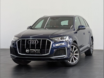 Audi Q7 55 TFSI 2021 Automatic 57,030 Km 6 Cylinder All Wheel Drive (AWD) SUV Blue