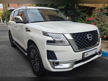Nissan  Patrol  SE Platinum  2023  Automatic  43,000 Km  6 Cylinder  All Wheel Drive (AWD)  SUV  White  With Warranty