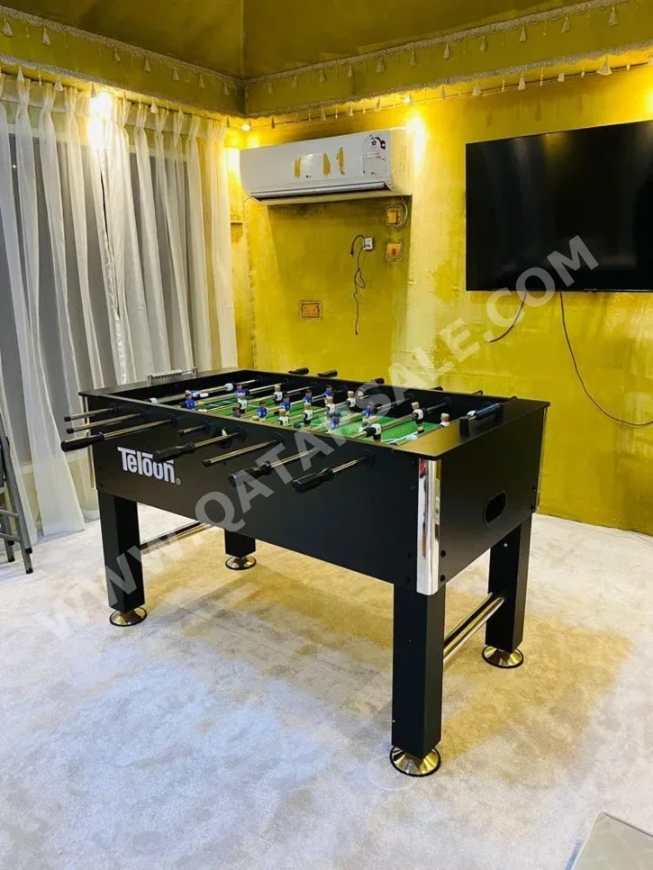 Game Tables - Foosball Table  -Color Black