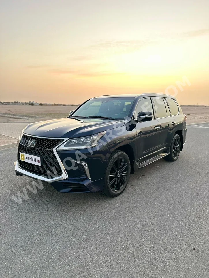 Lexus  LX  570 S  2018  Automatic  99,000 Km  8 Cylinder  Four Wheel Drive (4WD)  SUV  Blue