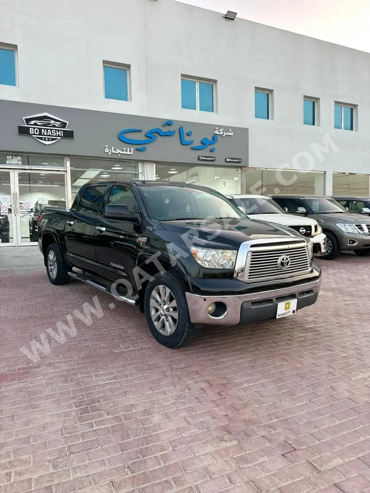 تويوتا  تندرا  بلاتينيوم  2012  اوتوماتيك  127,000 كم  8 سلندر  دفع رباعي  بيكب  أسود