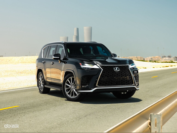 Lexus  LX  600 F Sport  2022  Automatic  81,000 Km  6 Cylinder  Four Wheel Drive (4WD)  SUV  Black  With Warranty