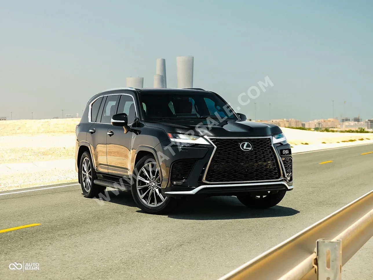 Lexus  LX  600 F Sport  2022  Automatic  81,000 Km  6 Cylinder  Four Wheel Drive (4WD)  SUV  Black  With Warranty