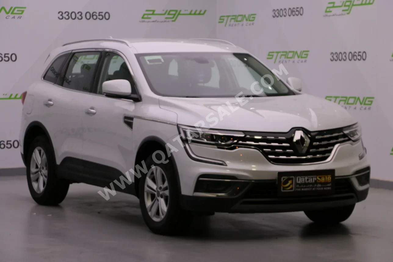 Renault  Koleos  2022  Automatic  55,000 Km  4 Cylinder  Rear Wheel Drive (RWD)  SUV  White