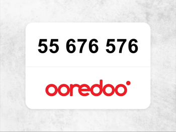 Ooredoo Mobile Phone 55 676 576