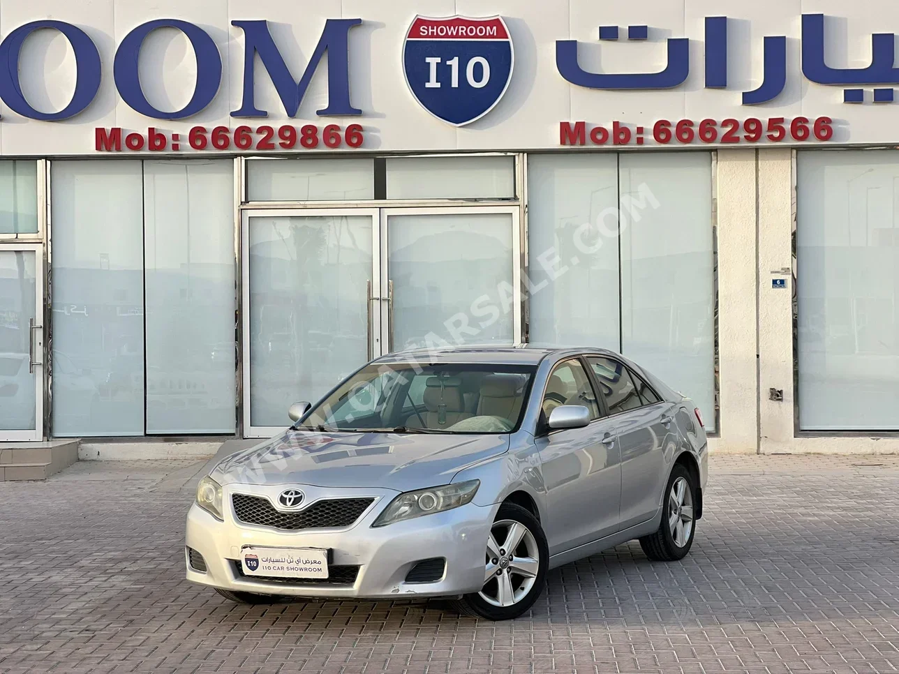 تويوتا كامري 2011 اوتوماتيك 265,000 كم 4 سلندر سحب امامي سيدان فضي