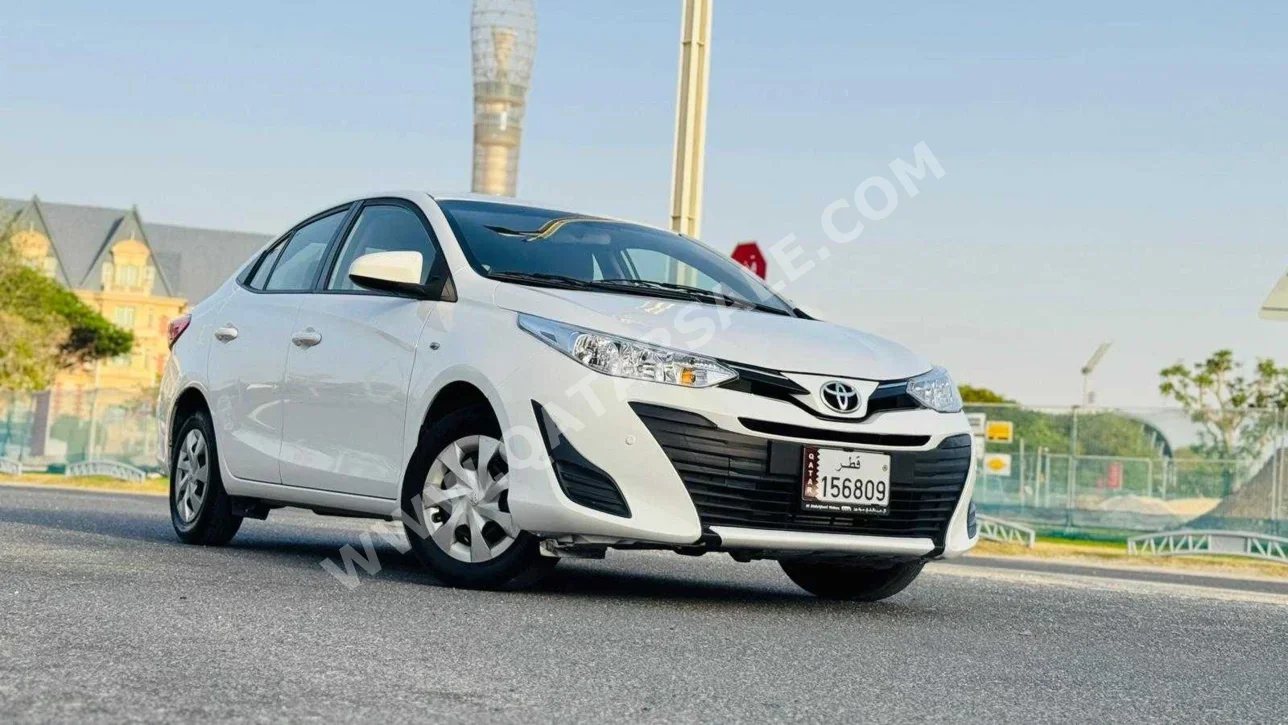 Toyota  Yaris  2019  Automatic  294,000 Km  4 Cylinder  Front Wheel Drive (FWD)  Sedan  White
