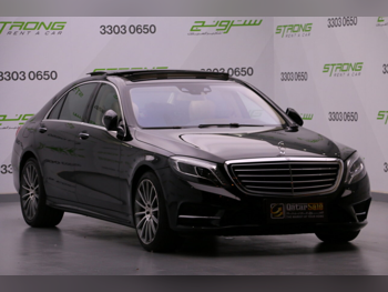 مرسيدس - بنز اس - كلاس 400 AMG 2015 اوتوماتيك 145,000 كم 6 سلندر دفع خلفي سيدان أسود