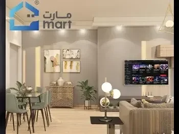 سكن عمال 2 غرف نوم  شقة  للبيع  في لوسيل -  الإركية  نصف مفروشة