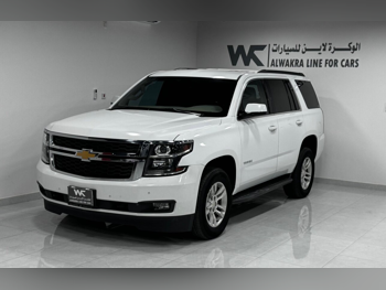 Chevrolet  Tahoe  LT  2016  Automatic  160,000 Km  8 Cylinder  Four Wheel Drive (4WD)  SUV  White