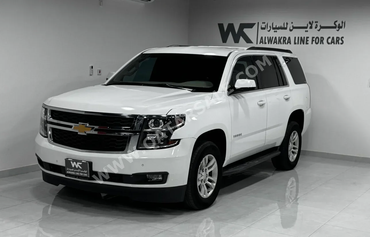 Chevrolet  Tahoe  LT  2016  Automatic  160,000 Km  8 Cylinder  Four Wheel Drive (4WD)  SUV  White