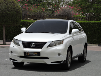 Lexus RX 350 2011 Automatic 162,000 Km 6 Cylinder Four Wheel Drive (4WD) SUV White