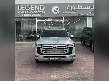 Toyota  Land Cruiser  GXR Twin Turbo  2024  Automatic  68,000 Km  6 Cylinder  Four Wheel Drive (4WD)  SUV  Silver  With Warranty