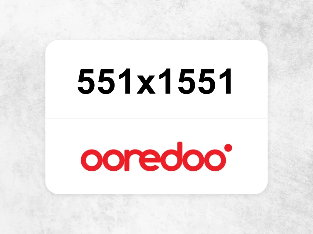 Ooredoo Mobile Phone 551x1551