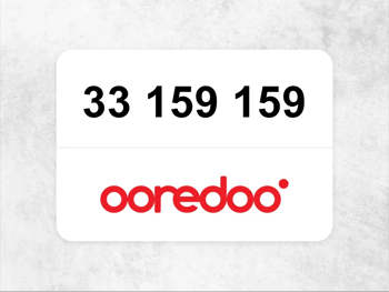 Ooredoo Mobile Phone 33 159 159