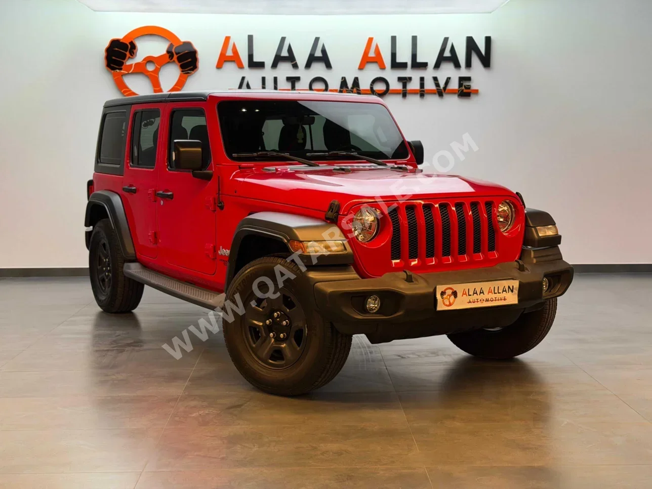 Jeep Wrangler Unlimited 2018 Automatic 80,000 Km 6 Cylinder Four Wheel Drive (4WD) SUV Red