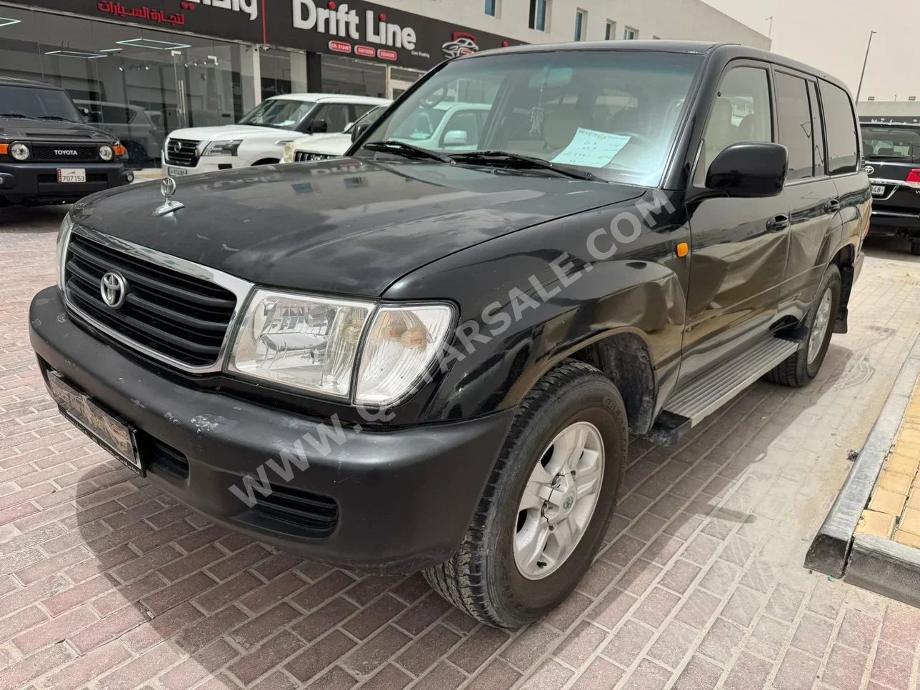 تويوتا لاند كروزر جي اكس 1998 عادي 253,000 كم 6 سلندر دفع رباعي اس يو في أسود