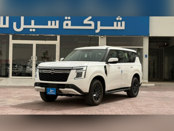 نيسان  باترول  أكس أي  2026  اوتوماتيك  0 كم  6 سلندر  دفع رباعي  اس يو في  ابيض دخاني  تحت الضمان