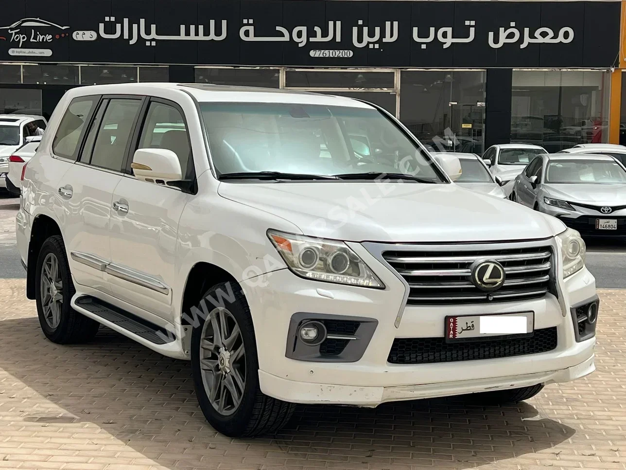 لكزس ال اكس 570 اس 2009 اوتوماتيك 525,000 كم 8 سلندر دفع رباعي اس يو في أبيض