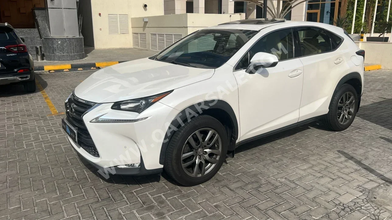 Lexus  NX  200 T  2015  Automatic  133,000 Km  4 Cylinder  Rear Wheel Drive (RWD)  SUV  White  With Warranty