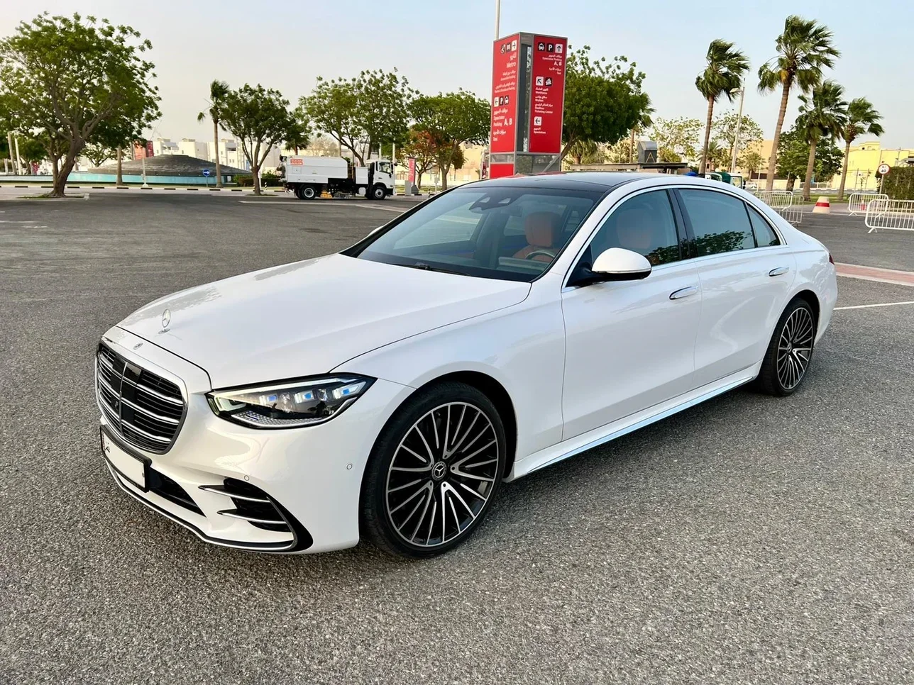 Mercedes-Benz  S-Class  450AMG  2024  Automatic  6,000 Km  6 Cylinder  Rear Wheel Drive (RWD)  Sedan  White  With Warranty