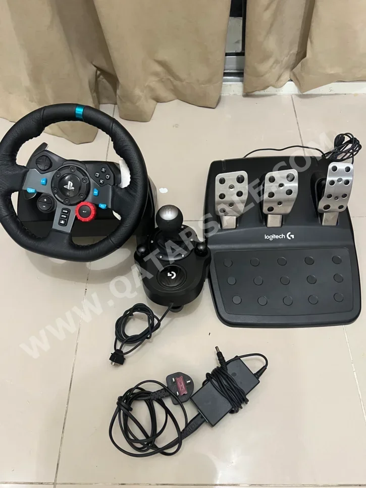 Console Accessories Steering Wheel with Shifter - Black