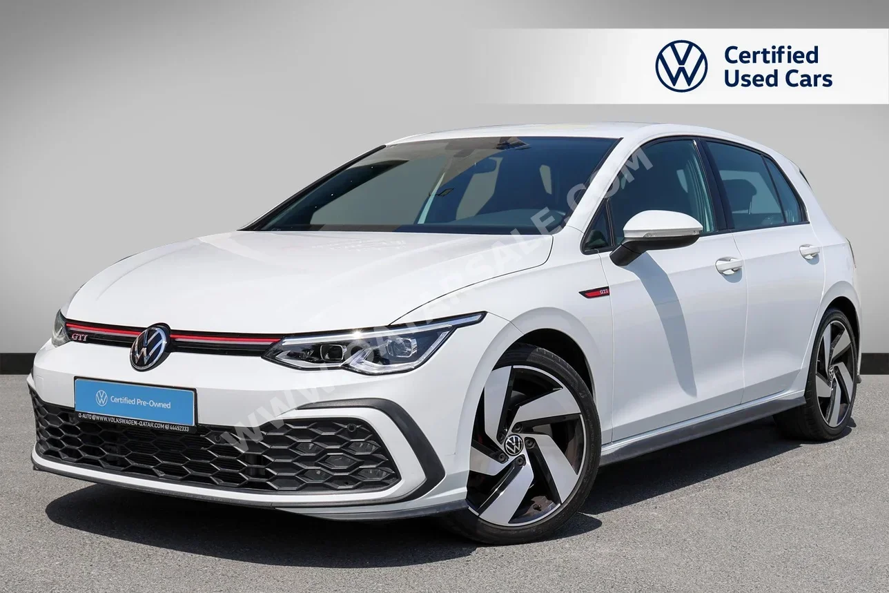Volkswagen Golf GTI 2023 Automatic 54,000 Km 4 Cylinder Front Wheel Drive (FWD) Hatchback White With Warranty